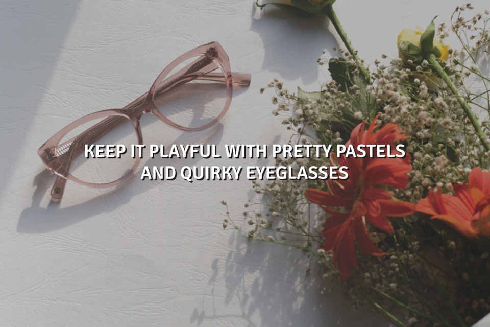 KEEP IT PLAYFUL WITH PRETTY PASTELS AND QUIRKY EYEGLASSES