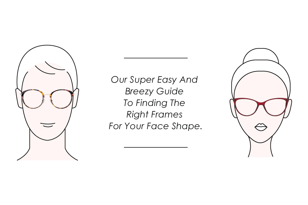 Our Super Easy And Breezy Guide To Finding The Right Frames For Your Face Shape.
